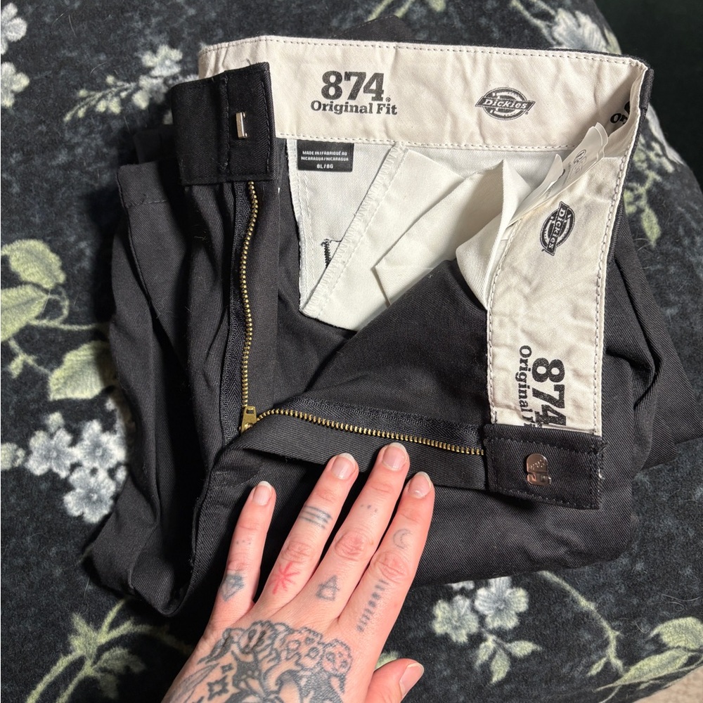 Dickies Black 874 Original Fit Pants